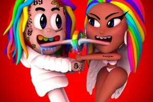 Ники Минаж и Tekashi69 сняли клип с акулой, леденцами и котятами