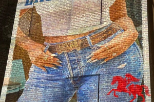 Песня «LEVII'S JEANS» воспевает то, что певица называет настоящей американской униформой