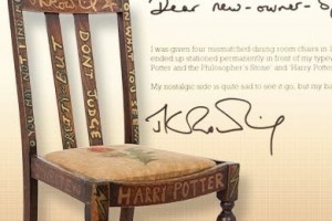 Стул, на котором автор сочиняла «Гарри Поттера», ушёл с молотка за 394 тысячи долларов
