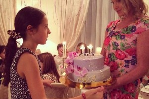 Анастасия Волочкова приучает дочь к скромности