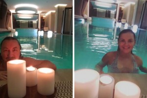Игорь Николаев устроил молодой жене свидание в бассейне
