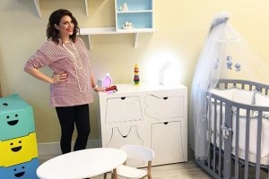 Беременная Анастасия Стоцкая для журнала "HELLO"