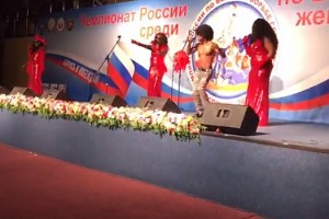 Boney M выступили на чемпионате по женской борьбе в Каспийске