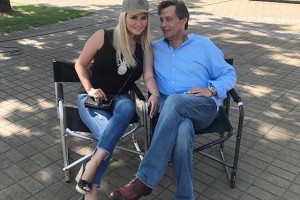 Анна Семенович вместе с Александром Домогаровым снимаются в новом фильме