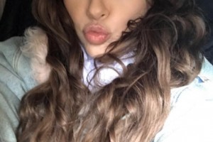 Елена Темникова в Новосибирске встретила первый снег