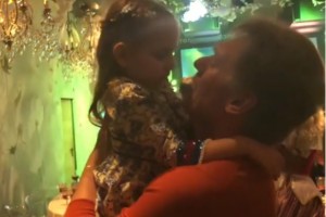 Дмитрий Песков трогательно танцевал с дочкой Надей на празднике весны у Аллы Пугачёвой