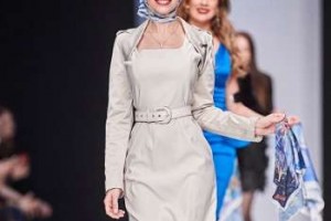 Коллекцию «Синий платочек Победы» представили в рамках Mercedes Benz Fashion Week
