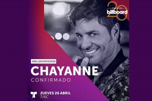 Chayanne представит новый сингл на Latin Billboards 2018