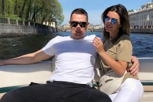 Ксения Бородина вместе с супругом проводят выходные в Санкт-Петербурге