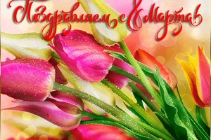 ПОЗДРАВЛЯЕМ ПРЕКРАСНУЮ ПОЛОВИНУ ЧЕЛОВЕЧЕСТВА!