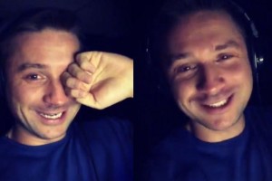Лазарев расплакался в студии, записывая новую песню