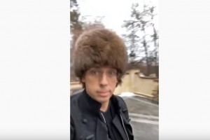 Галкин в мохнатой шапке показал свое утро в Грязи