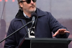 Хоакина Феникса и Мартина Шина арестовали на митинге Джейн Фонды