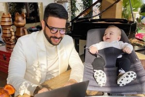 Рэпер Тимати учит маленького сына Ратмира опасному трюку 