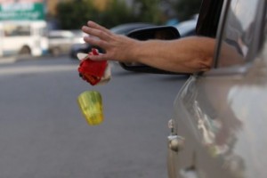 Правительство России одобрило идею штрафа для автомобилистов, которые выкидывают мусор из машины.