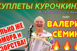 КУПЛЕТЫ КУРОЧКИНА". Сольный концерт Валерия Сёмина