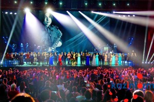 Друзья Батырхана Шукенова дали концерт в Алматы