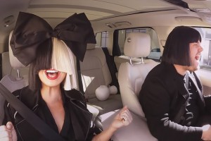 Sia спела в автокараоке Джеймса Кордена
