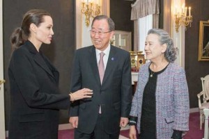 Анджелина Джоли встретилась с генсеком ООН  
