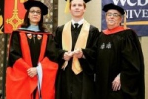 Сын Валерии в Швейцарии защитил диплом с отличием