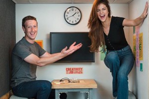  Селена Гомес посетила офис основателя Facebook Марка Цукерберга