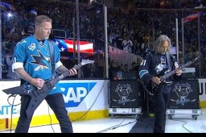 Metallica сыграла гимн США для любимой хоккейной команды