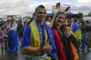 Сборная Германии победила команду Украины в матче чемпионата Европы по футболу
