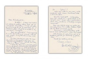 Письмо Пола Маккартни Принсу ушло с молотка за 11 тысяч фунтов