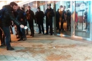 В Черкассах протестовали против концерта Потапа и Насти 