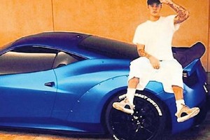 Джастин Бибер едва не лишился своего дорогого автомобиля