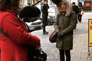 Ванесса Паради прилетела в Киев на съемки