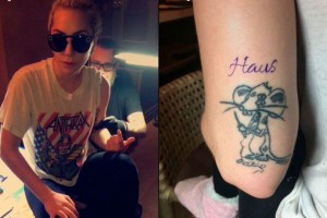 Леди Гага удивила новой необычной татуировкой