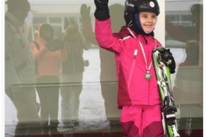 4-летняя дочь Кристины Орбакайте занялась сноубордом 