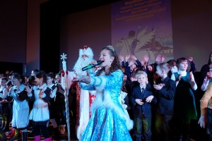 Презентация клипа Ангелины Бухаровой в вотчине Всемирного Казачьего Деда Мороза