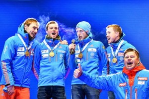 В честь победы русских биатлонистов в Австрии включили «Патриотическую песню» Глинки
