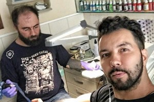 Денис Клявер посвятил своим детям татуировку
