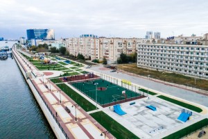 В Астрахани открыли новый участок Петровской набережной. 