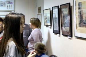 В детской школе искусств имени Максаковой состоялось открытие выставки «Римские каникулы».