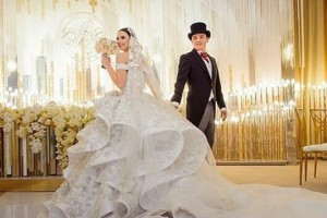 Первые фото со свадьбы Евгения Кузина и Саши Артемовой