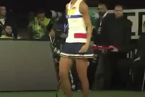 Марии Шараповой сделали предложение прямо во время матча.