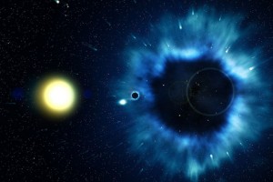 Найдена древнейшая сверхмассивная черная дыра
