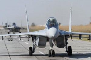 В Астрахань после успешного выполнения задач на территории Сирийской Арабской Республики вернулись экипажи трёх истребителей МиГ-29СМТ. 