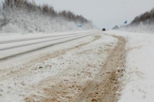 В Ставропольском крае из-за снегопада временно закрыли федеральную трассу на Астрахань
