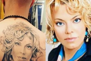 Яна Поплавская была в шоке от татуировки сына с её лицом