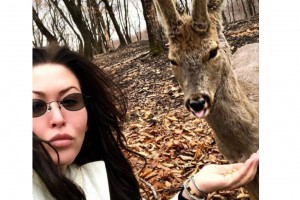Ирина Дубцова удивила поклонников фото с оленем в Instagram