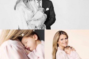 Шведская принцесса Мадлен поделилась первым официальным снимком дочки 