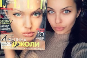 Анджелина Джоли показала своего двойника из России