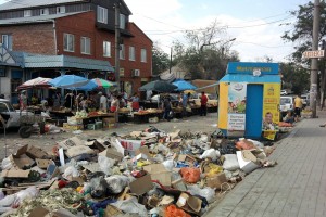 Ликвидирована незаконная торговля на улице Каховского