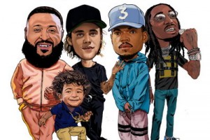 DJ Khaled с сыном сняли Джастина Бибера и Chance the Rapper в новом клипе