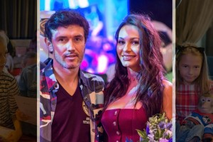 Инна и Юрий Жирковы подарили сыну полет на вертолете